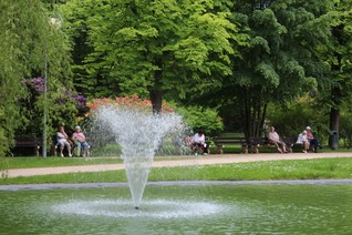 Centrum lázeňského města - parky